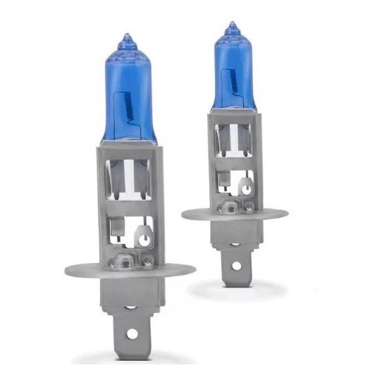 Lampadas Super Branca C4 Vtr Farol Alto H1 Tipo Xenon