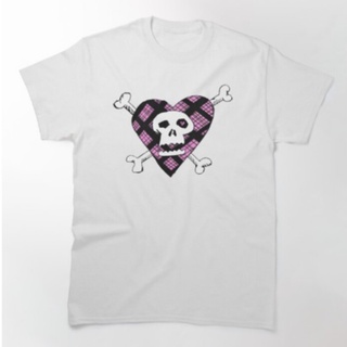 Camiseta Unissex Avril Lavigne Heart With Skull