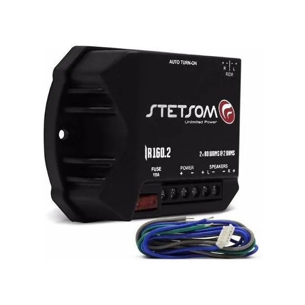 Modulo Stetsom Mini Ir160.2 Digital Som Automotivo Ir 160 2 Canais 160W Rms 1a Linha  / 2757
