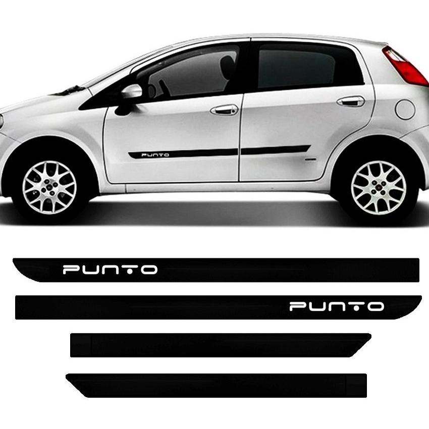 Friso Lateral Novo Punto 2012 2013 2014 2015 2016 2017 2018 2019 2020 2021 Tipo Borrachão