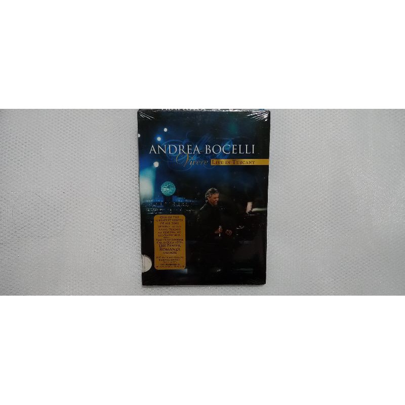 DVD Andrea Bocelli Vivere Live In Tuscany Lacrado