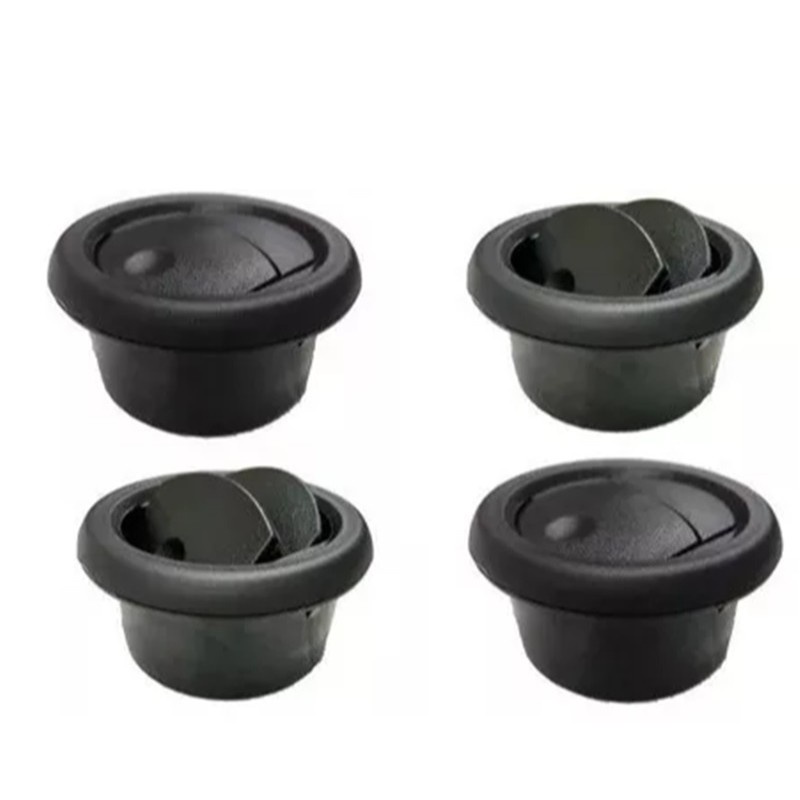 Kit 4 Difusor de ar Central/Lateral Ford Ká  - Novo Ford Cargo Preto