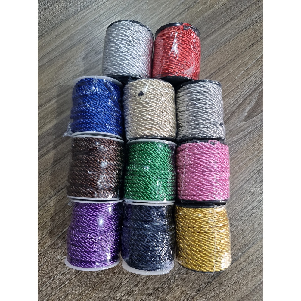 Cordão São Francisco 4mm - Rolo Com 10 Metros - Diversas Cores em Oferta na Shopee