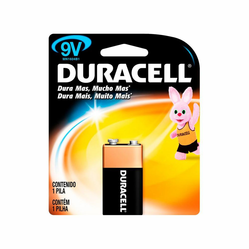 Bateria Alcalina 9v MN1604BI Duracell - Home Appliances