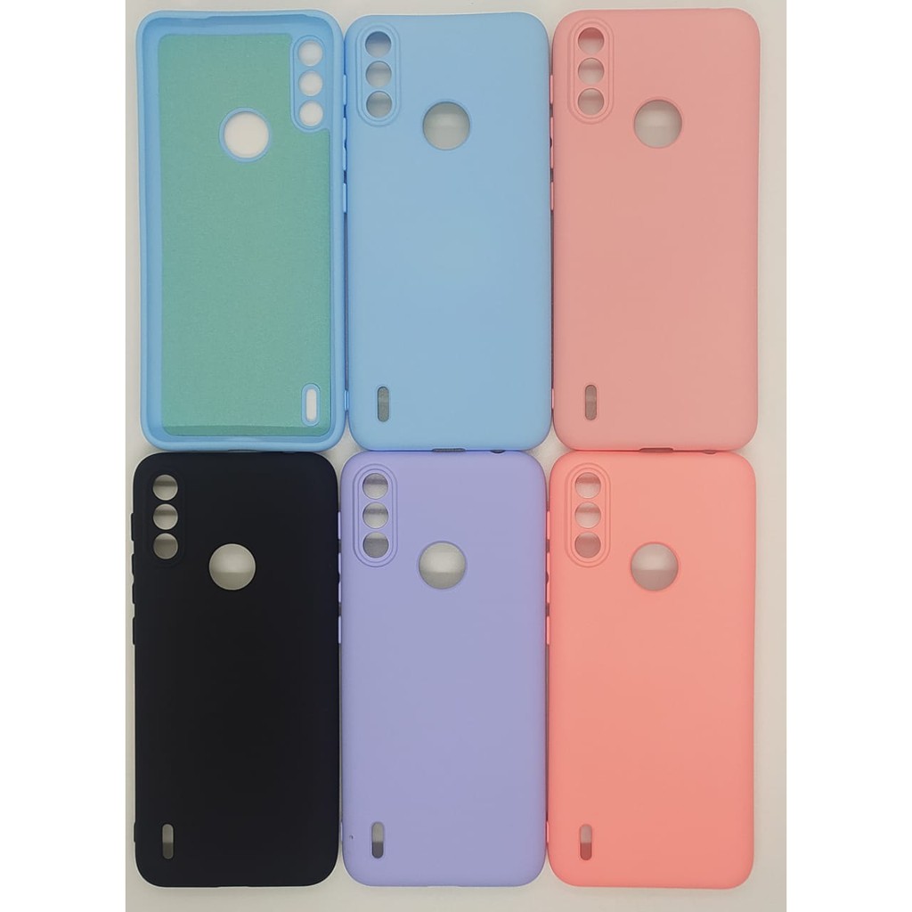 Kit Capa Aveludada Prot De Camera Moto E7 Power  E Pelicula De Vidro Full Cover 3d