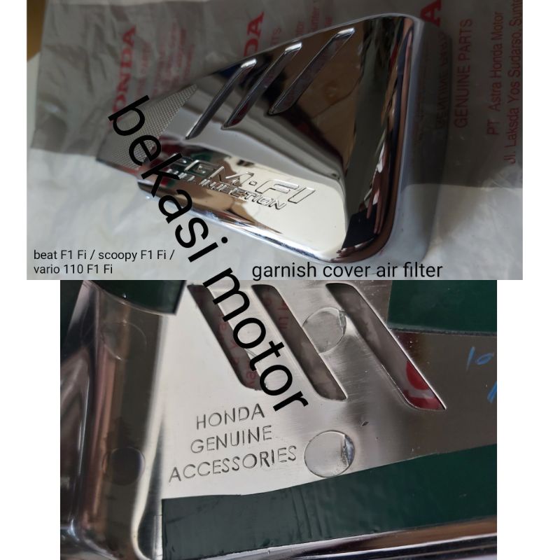 17200-K46 Tampa De Guarnição Cromada Filtro BOx honda beat F1 Fi Colhery vario 110 original