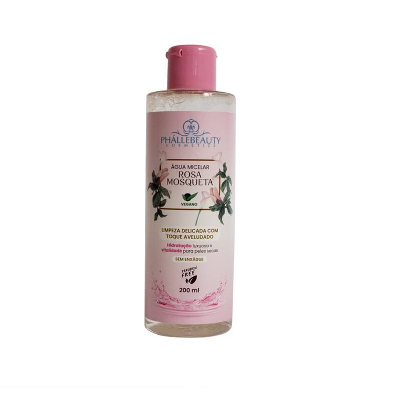 Água Micelar Rosa Mosqueta 200ml PhálleBeauty PH0502 - Beauty