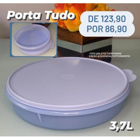 Porta tudo tupperware