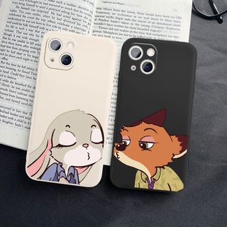 Capa De Celular Crazy Animal City Adequado Para iPhone 14 Pro Max Casal 13 12 Mini 11 XS XR X 8 7 Plus 6S 6 SE 13pro Judy Nick Protetora De Silicone
