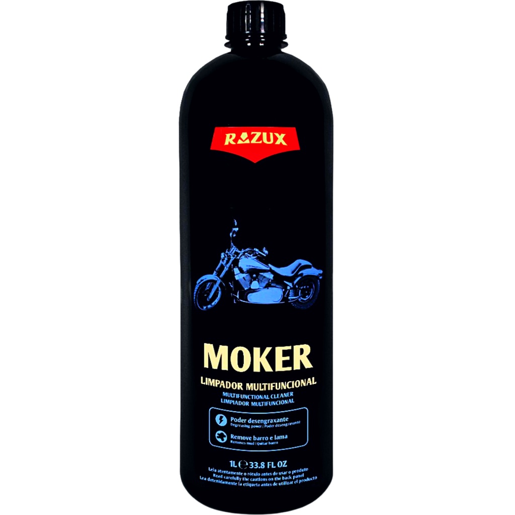 Moker Shampoo Para Moto Remove Barro Lama Graxa Razux 1L em Oferta na Shopee