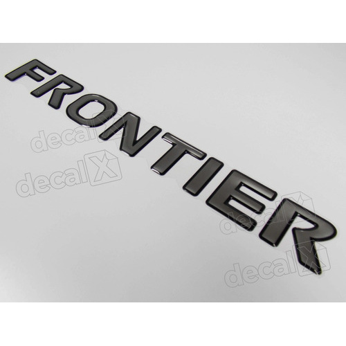 Emblema Adesivo Resinado Nissan Frontier Tampa Traseira