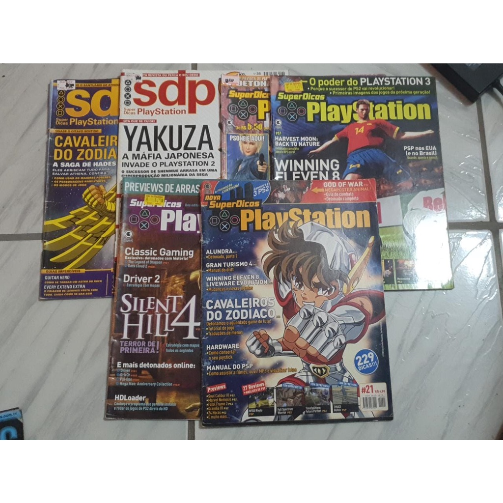 Revista Super Dicas PlayStation (SDP) - Edição Avulsa - Detonados e Códigos para PS1/PS2
