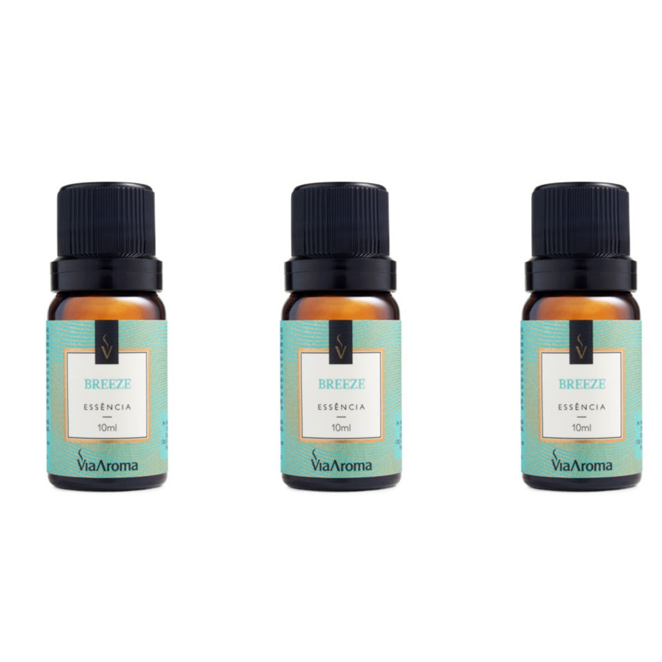 3 un Essências Breeze - 10Ml Via Aroma