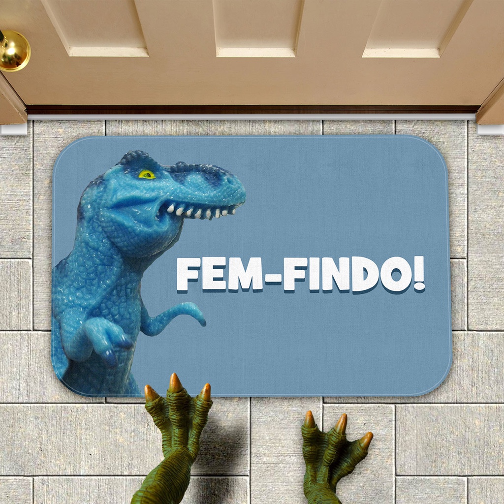 Tapete Decorativo MEME Dinofauro Fem-Findo