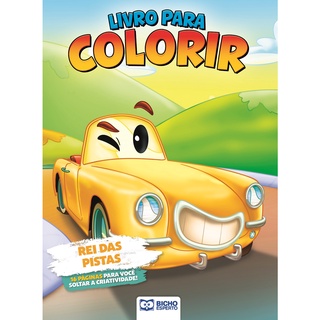 Livro Para Colorir Máquinas Radicais - Reis da Pista