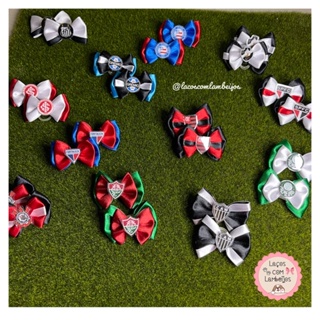 Laço Pet | Laços Times • Duplinhas (valor referente ao par) em Oferta na Shopee