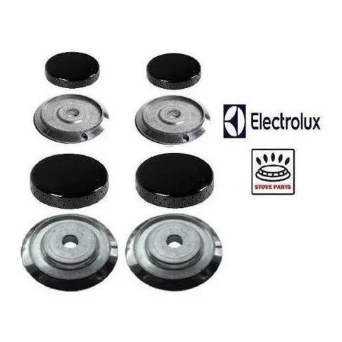 Kit 4 Queimadores + 4 Espalhadores Electrolux Super Chef 52sb