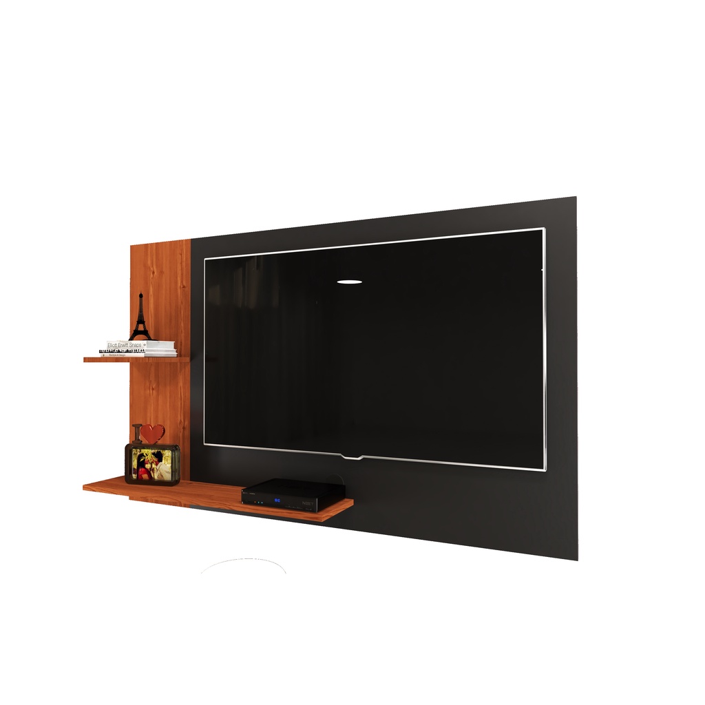 Painel Fox TV 32 Polegadas Sala/Quarto Smart Plus- Preto/ Nature