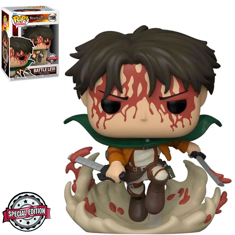 Funko Pop Battle Levi 1169 Exclusivo Attack On Titan