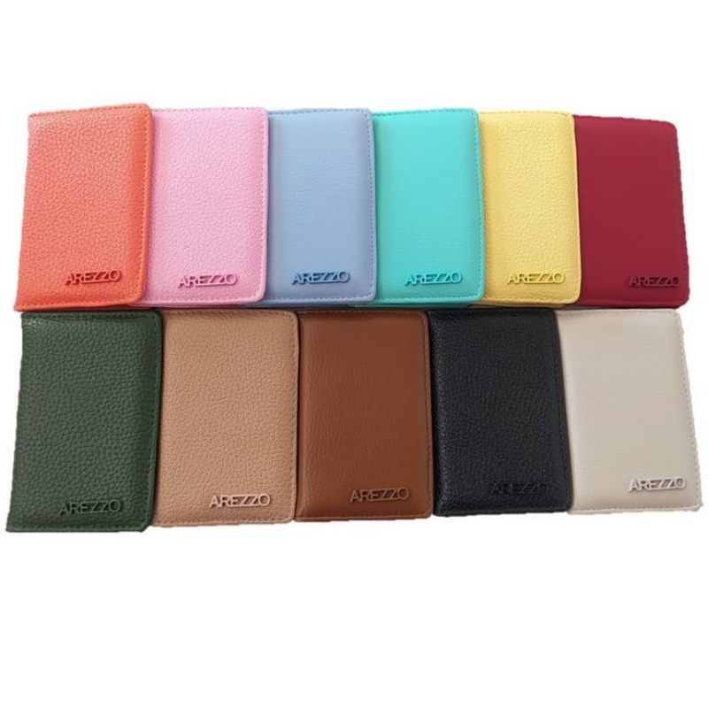 Carteira Porta Cartão Feminino slim, Carteira Pequena para Cartões e Documentos, Cores Diversas.