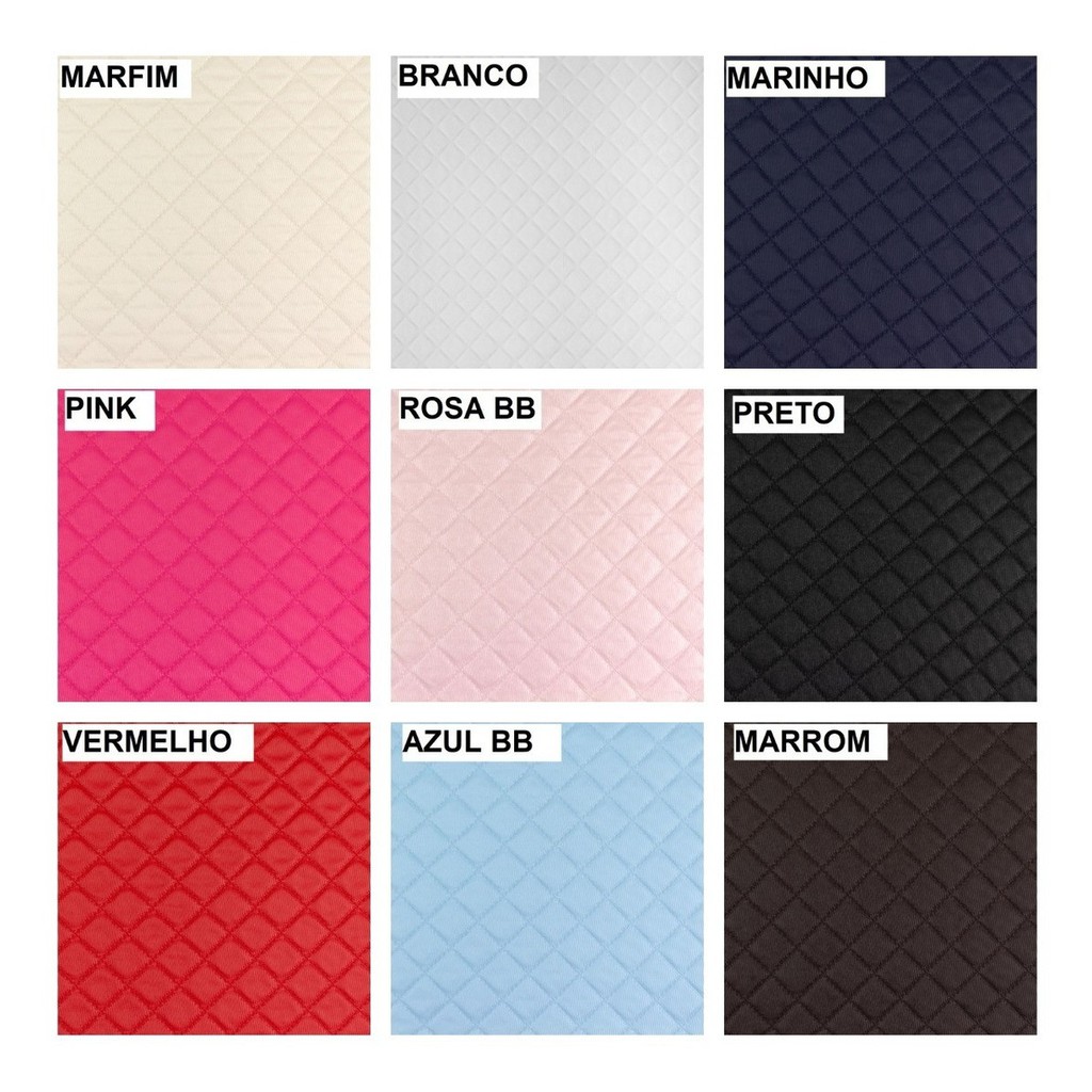 Corino Matelassê PVC Dijon 50cm x 70cm em Oferta na Shopee