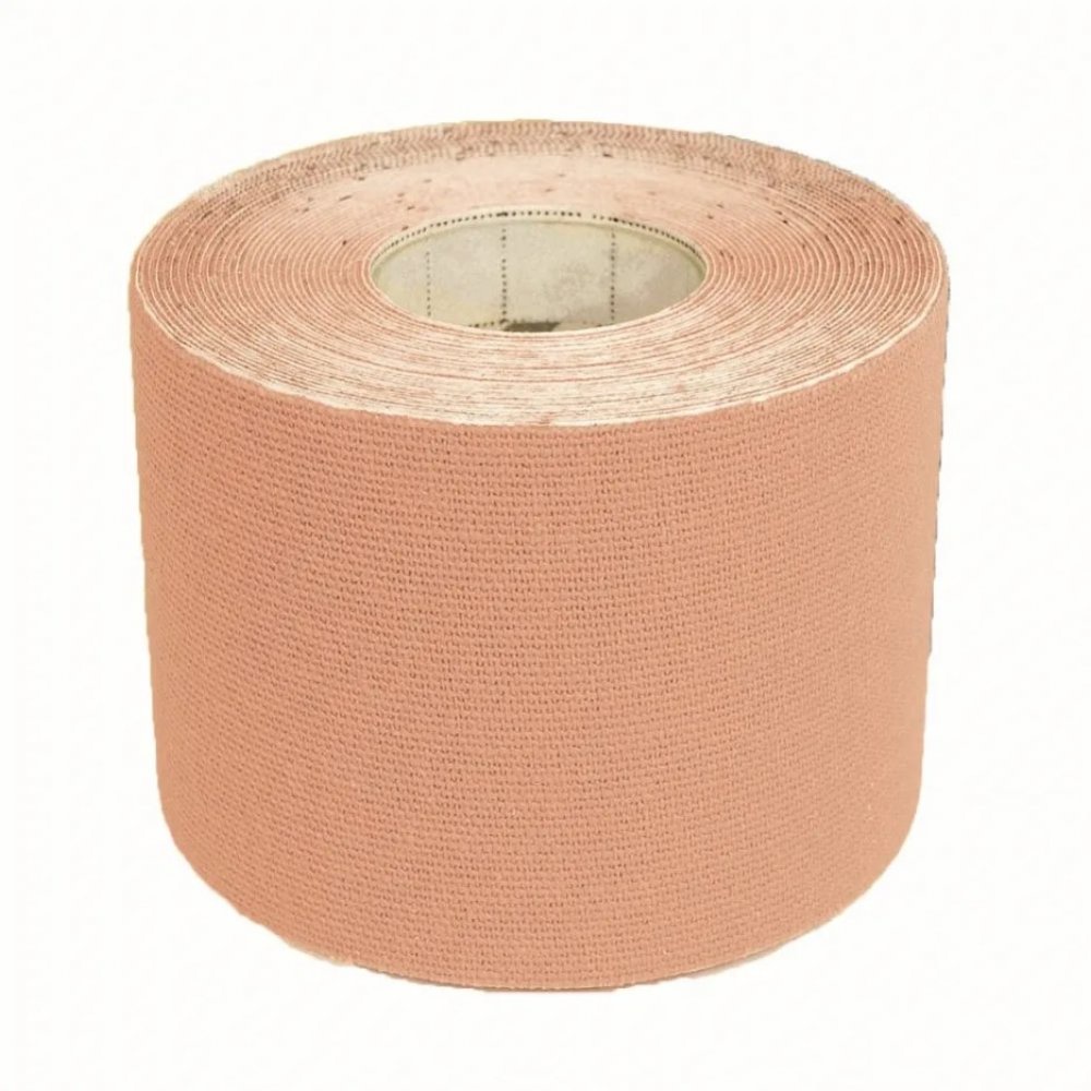 Fita Kinésio Muscle Fix 5x500cm Rolo Bege Multi Saúde - HC041
