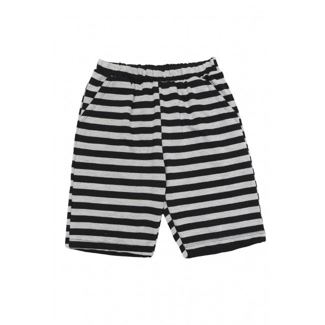Bermuda Infantil Menino em Moletinho 4 6 8 10 anos listrada masculino