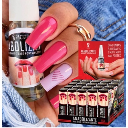 Base Anabolizante fortalecedora de unhas Pacstar 8ml