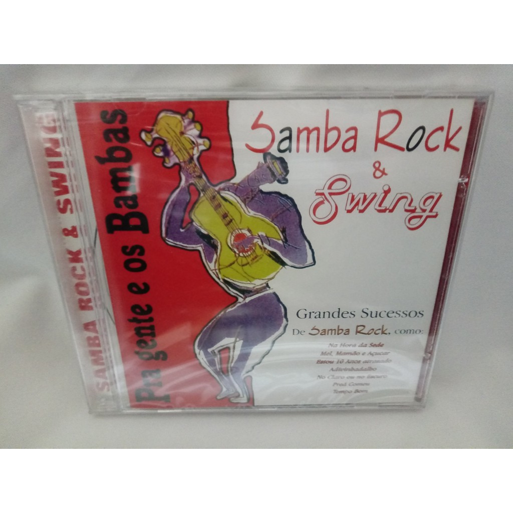 1 CD SAMBA ROCK E SWING  / NOSTALGIA MELODIAS - SAMBA ROCK - FLASH BACK  RARIDADES RARO
