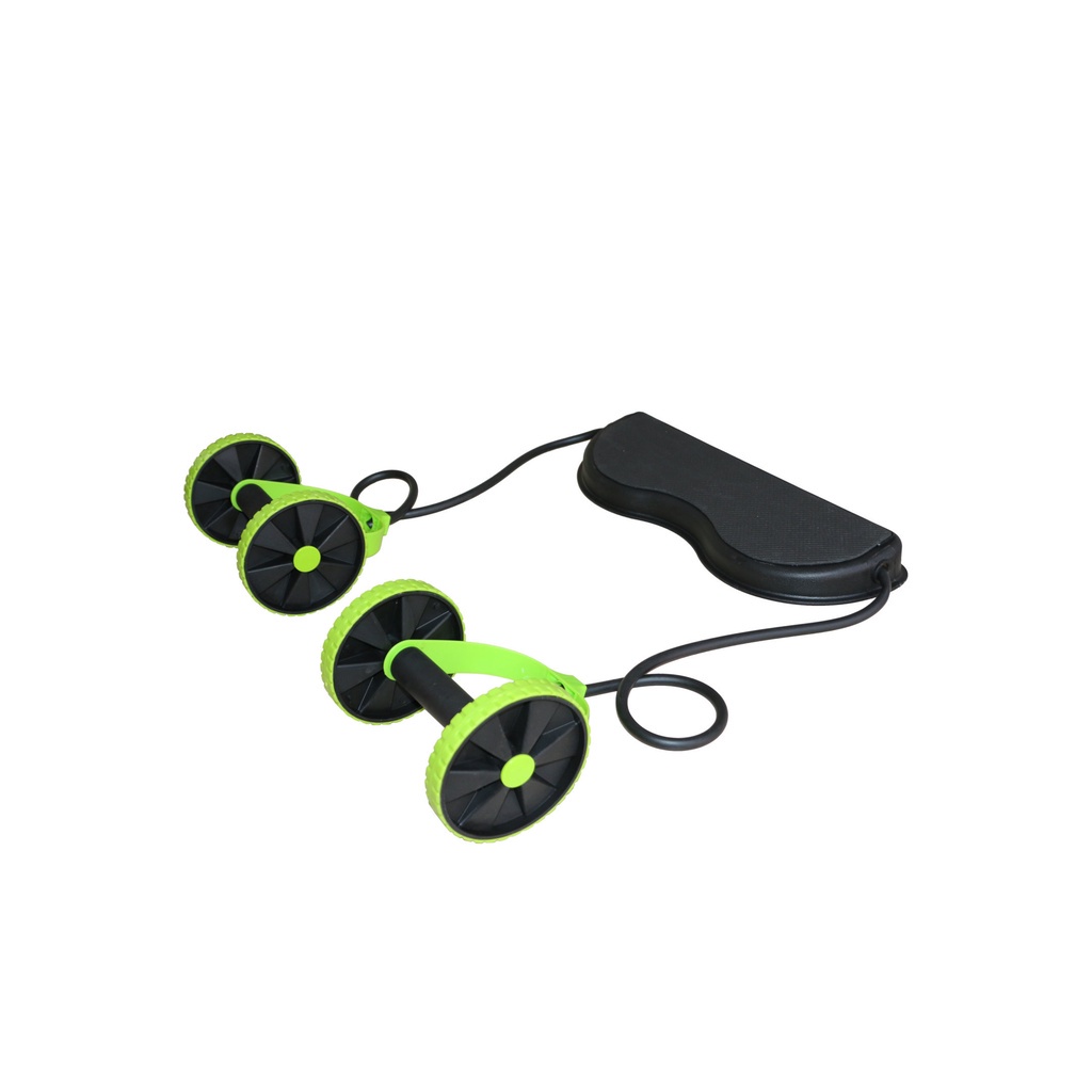 Roda Abdominal Dupla Flex com Elástico e Apoio - Odin Fit em Oferta na Shopee