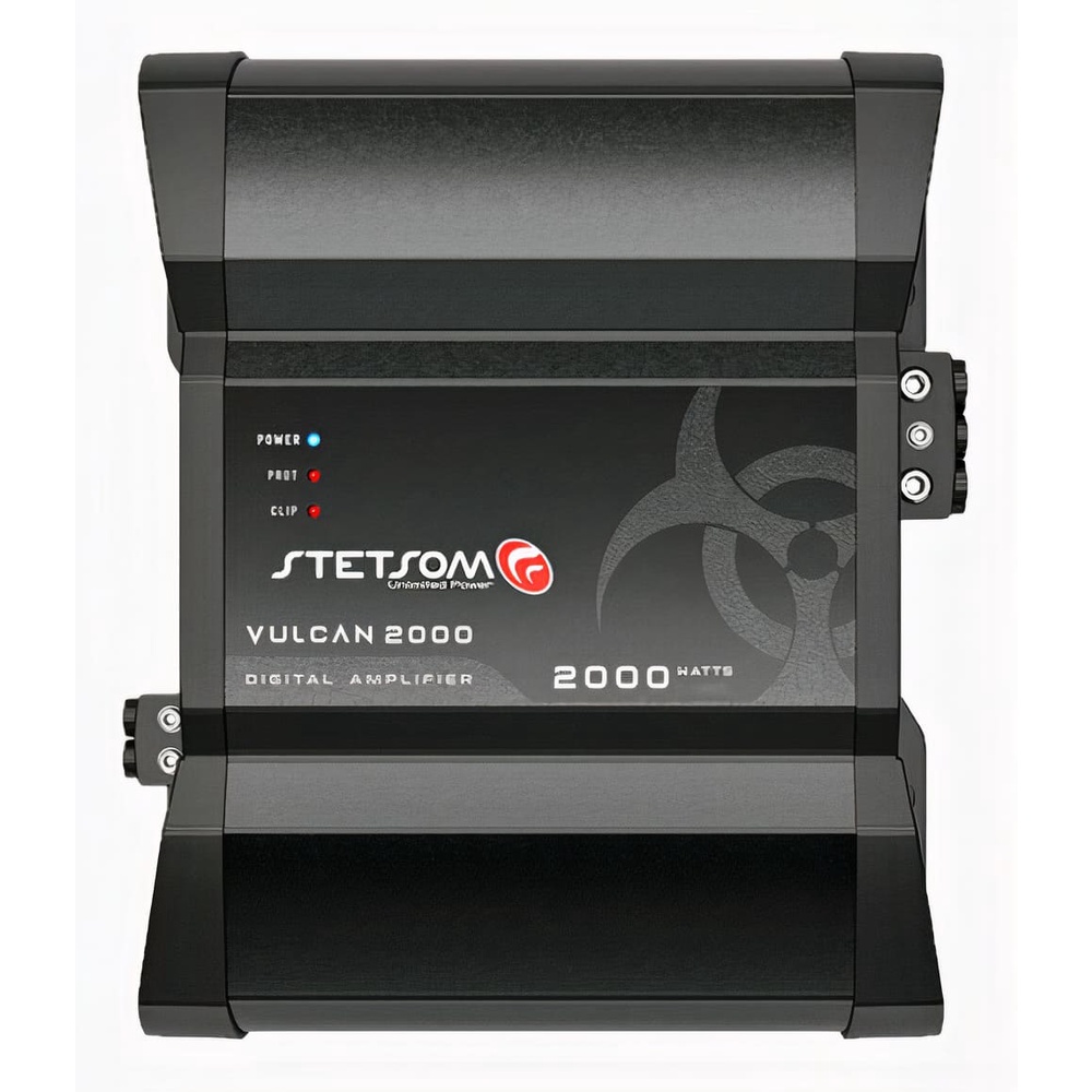 Módulo Amplificador Stetsom Vulcan 2000 Bass Boost 1 Canal 2000W Rms 2 Ohms em Oferta na Shopee