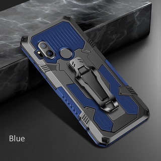 Capa Resistente Fina Anti-Impacto Com Suporte Para Motorola One Hyper
