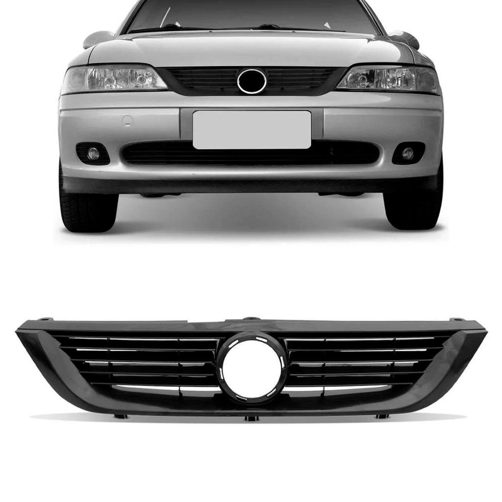 Grade Radiador Vectra 1997 1998 1999 2000 2001 2002 2003 2004 Primer Encaixe Emblema 5 Furos