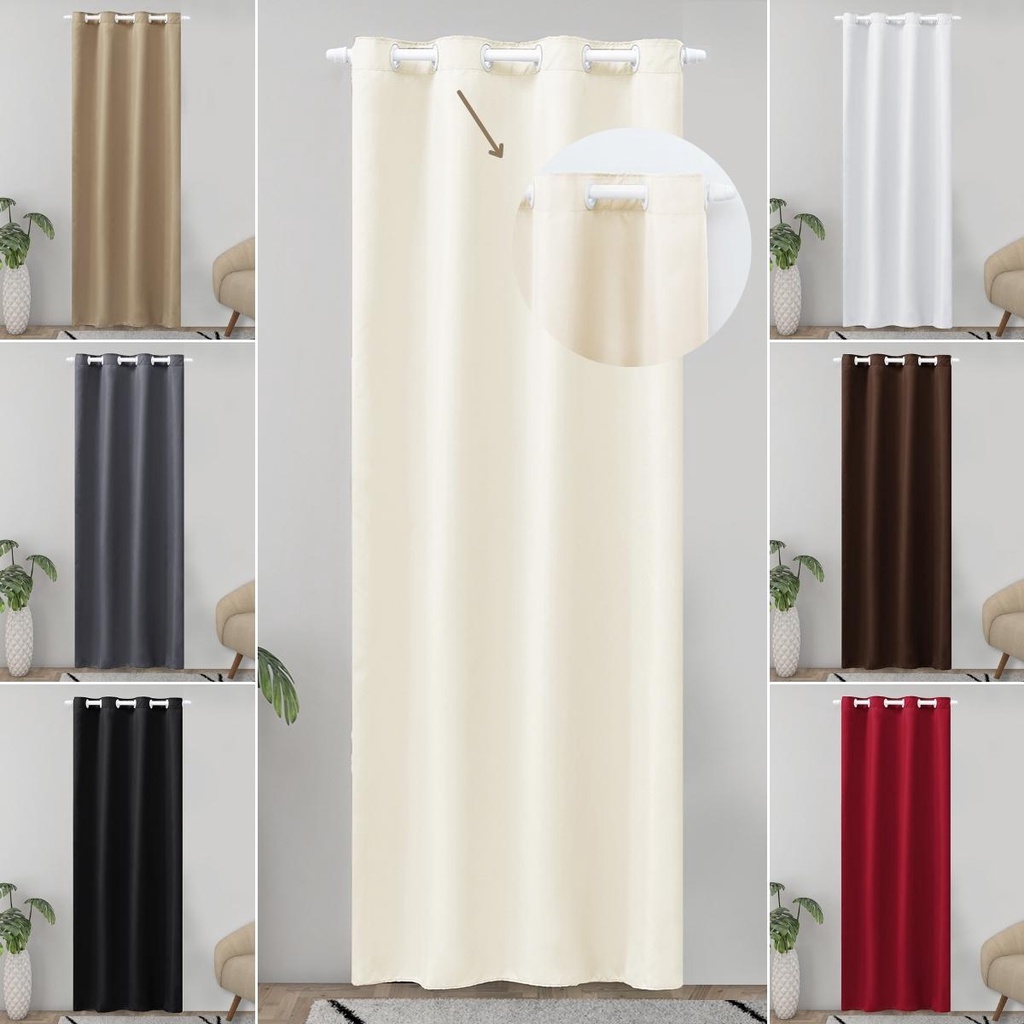 Cortina Para Sala ou Quarto Porta Balcão Jasmim 1,50x2,50M Mi Amore
