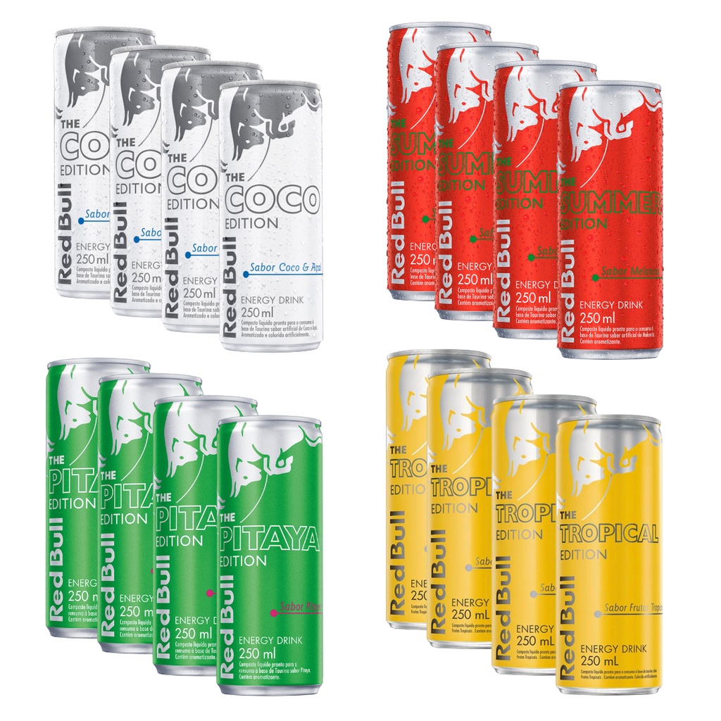 Energetico Red Bull Sabores