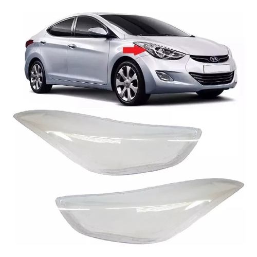 Lente Farol Elantra 2011 2012 2013 2014 2015 2016