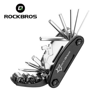 ROCKBROS Ferramentas Multifuncionais Kit De Reparo De Bicicletas Hexagonal Chave De Fenda Para Ciclismo em Oferta na Shopee
