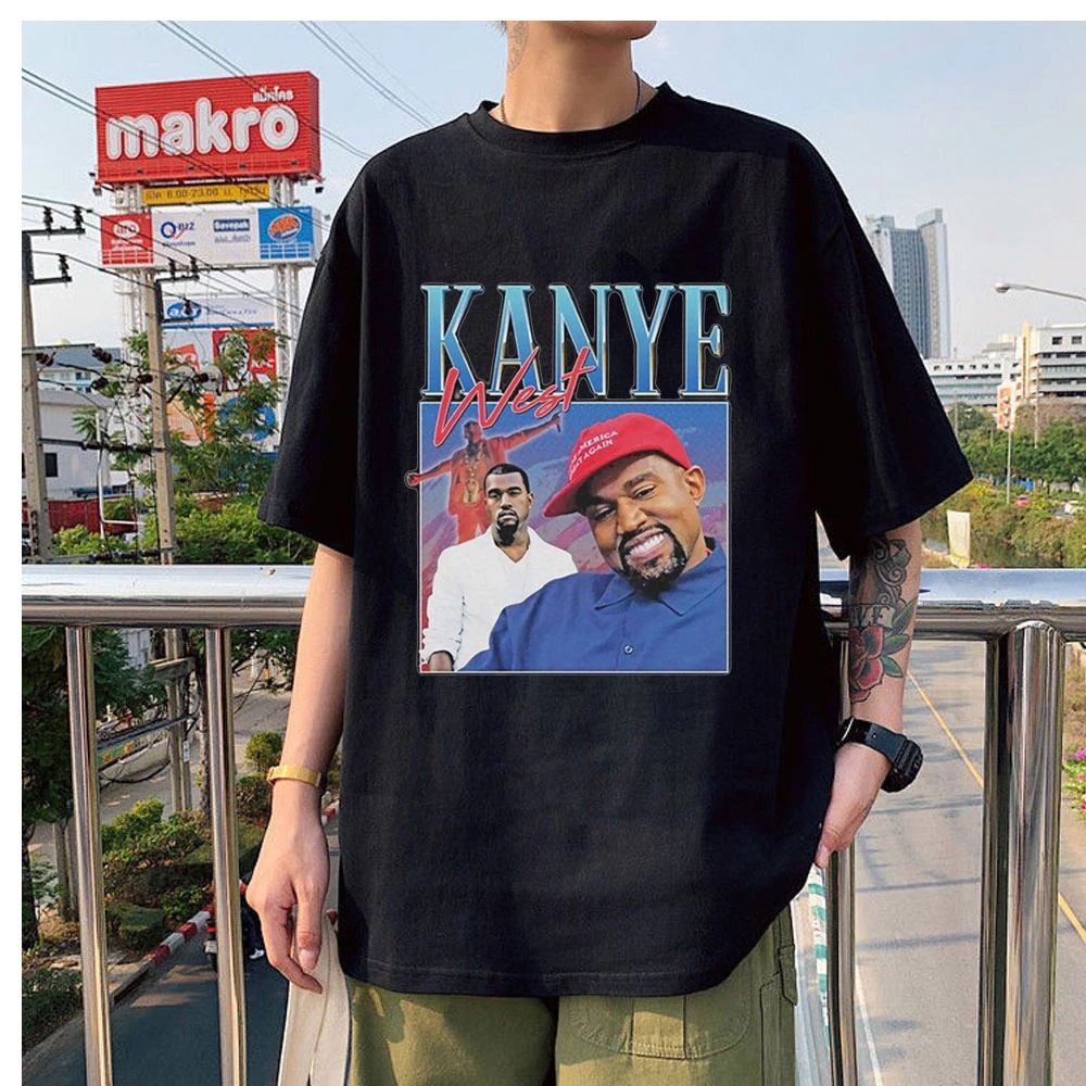 Camiseta T-shirt Unissex Algodão Rapper Kanye West