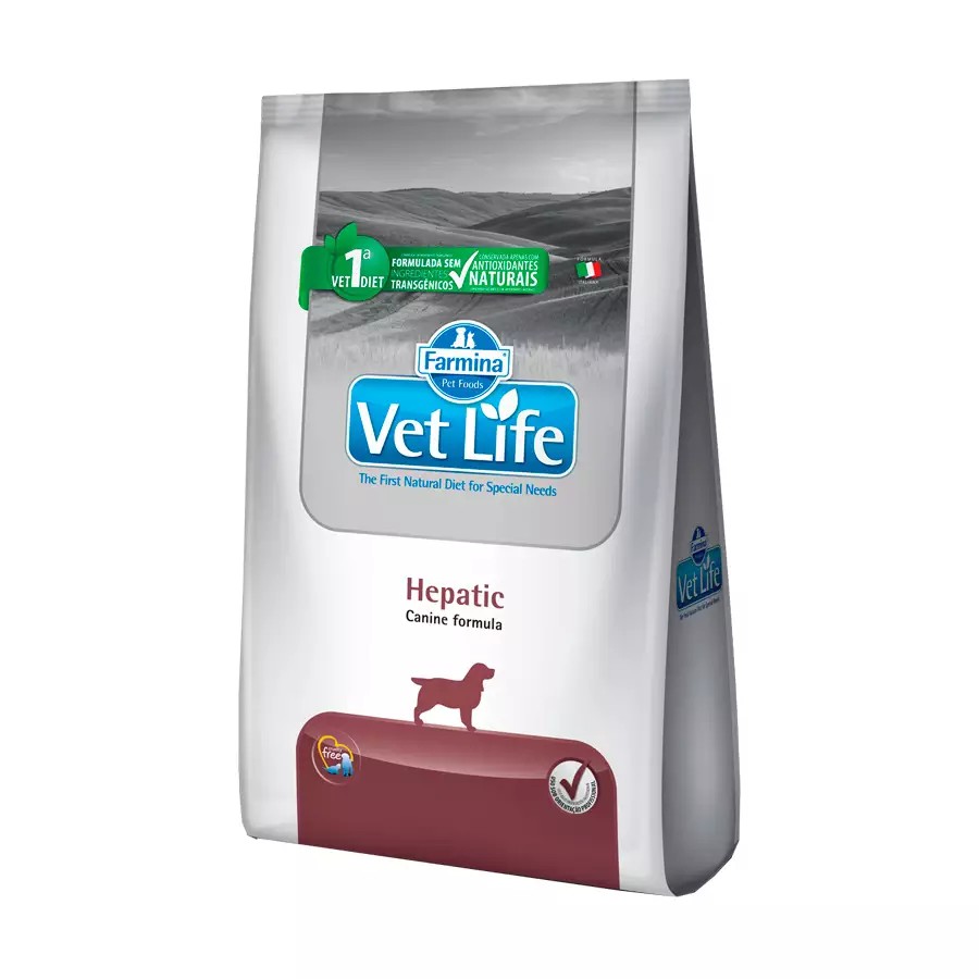 Ração Vet Life Hepatic para Cães Adultos 2kg em Oferta na Shopee