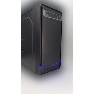 Gabinete Gamer Preto com LED Azul