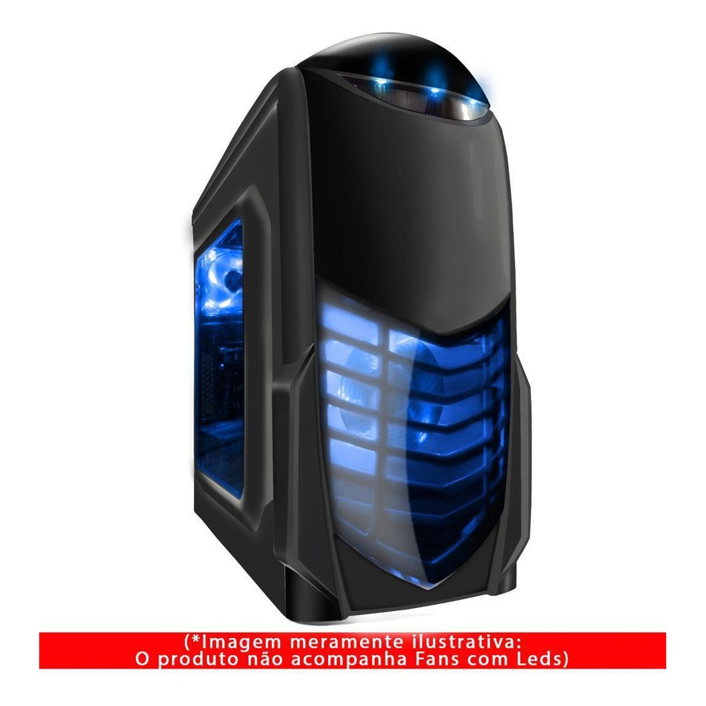 Cpu Gamer Asus/ Core I5/ 8gb/ 1tb/ Hdmi/ Wi-fi/ Led Gabinete