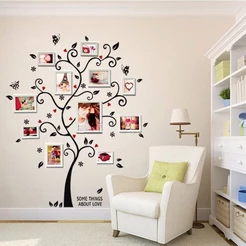 Adesivo Decorativo Árvore Genealógica Fotos De Família