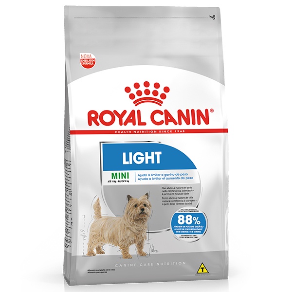 Ração Royal Canin Mini Light para Cães Adultos de Raças Pequenas com Tendência a Obesidade - 7,5Kg