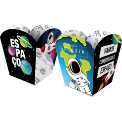 Cachepot Papel Espacial - 04 Unidades - Regina - Rizzo