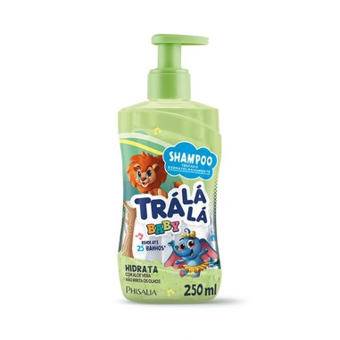 Shampoo Infantil Tra Lá Lá Baby Hidrata com Aloe Vera 250ml