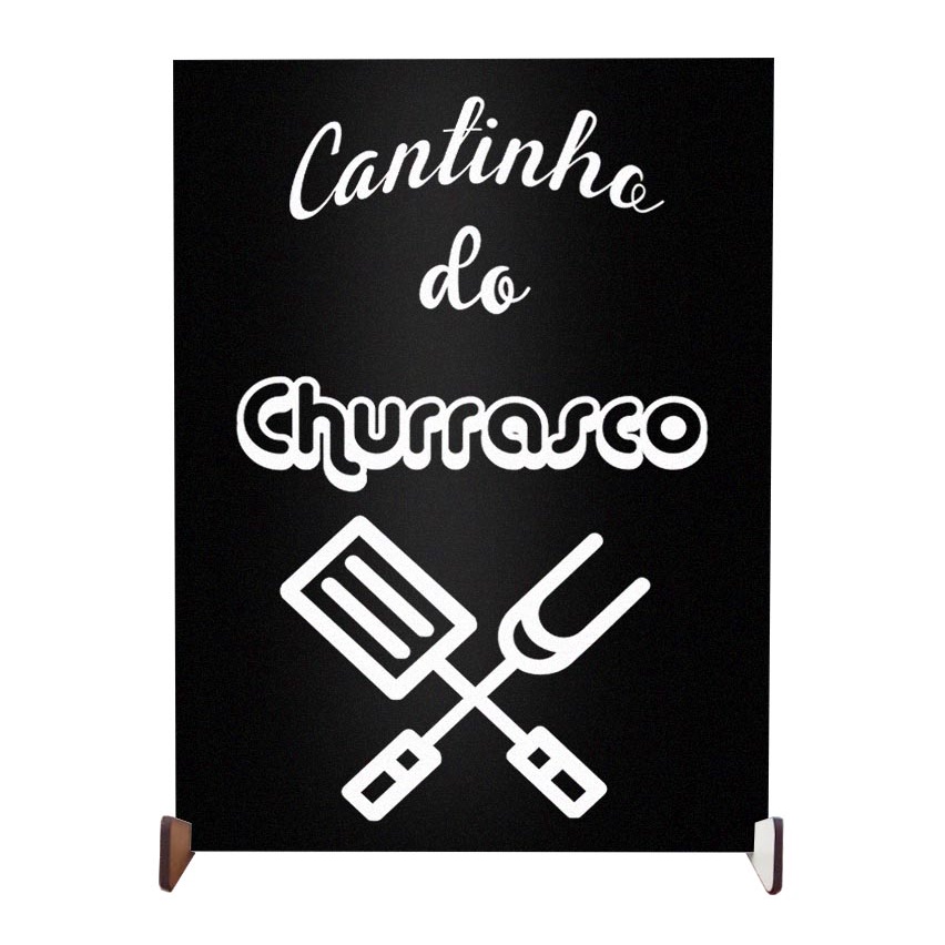 plaquinha decorativa personalizada para o cantinho do churrasco