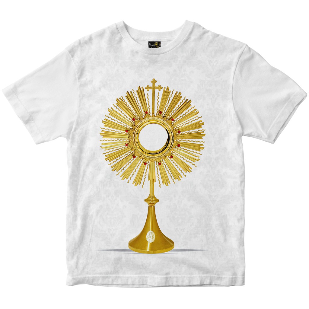 Camiseta Santíssimo Sacramento Rainha do Brasil Branca