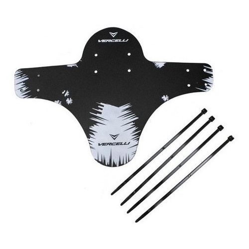 Paralama Dianteiro Nylon Vercelli P/ Bike Preto/branco - Sports & Outdoors
