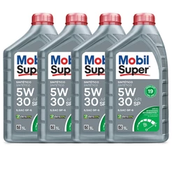 4 Oleos Mobil Super 5w30 Sintético D1 Api Sp