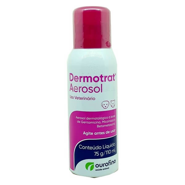 Dermotrat 75g Dermatológico para Cães e Gatos Ourofino